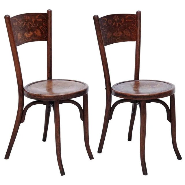 Set of Chairs in the style of Thonet from Codina, 1930s For Sale - Image 11 of 12