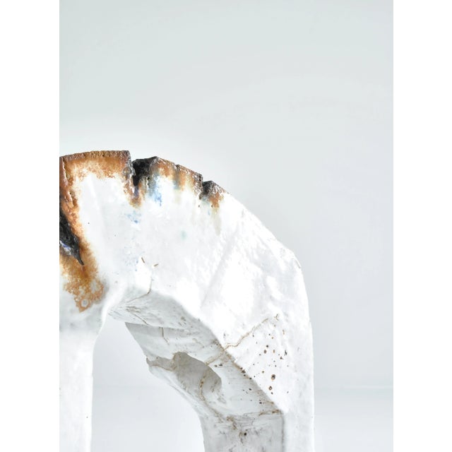 White Stoneware Sculpture by Ole Bjørn Krüger from Own Studio, Denmark, 1960s For Sale - Image 13 of 18