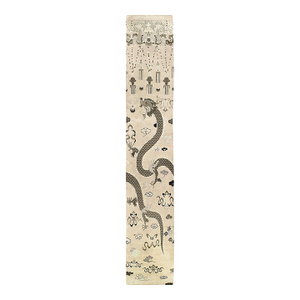 Pasargad DC Fine Hand Knotted Tibetan Dragon Design Runner