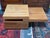 Contemporary Multi-Tiered Wood Block Coffee Table + Drawer For Sale - Image 3 of 12