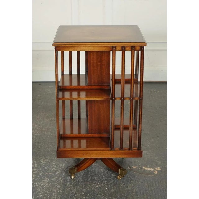 Bevan Funnel Revolving Bookcase For Sale - Image 3 of 18