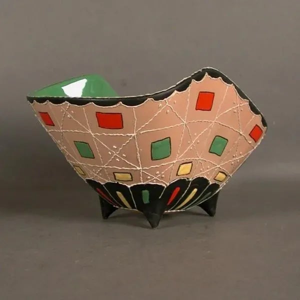 Italian Ceramic Bowl from Deruta, 1950s For Sale - Image 10 of 16