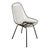 Set of Four Mid Century Modern Eames DKX Black Powder-Coated Wire Chairs, 1954 For Sale - Image 17 of 18
