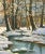 American Mid Century Winter Stream Oil Paint Landscape by Lorenz E. Griffith For Sale - Image 3 of 8