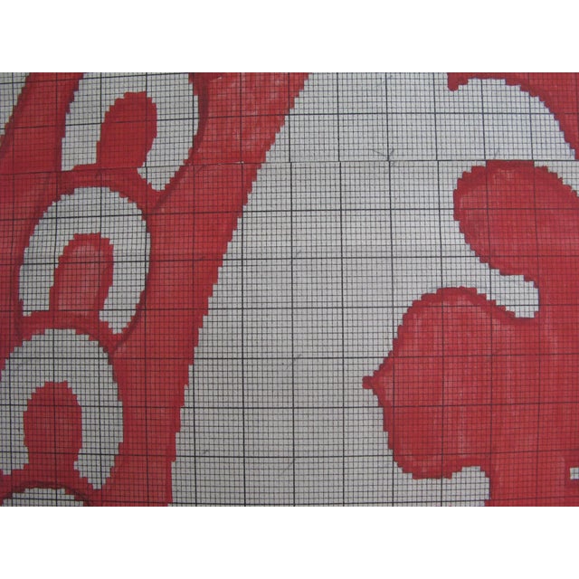 Antique French Textile Design For Sale - Image 6 of 8