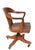 Brown Early 20th Century Oak Bank of England Jury Style Swivel Desk Chair For Sale - Image 8 of 14