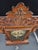 Antique New Haven "Maine Line" 8-Day Striking Stenciled Glass & Wood Case Mantel Clock For Sale - Image 14 of 18