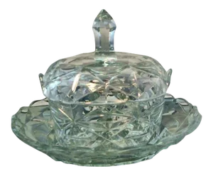 19th Century Anglo Irish Cut Glass Crystal Tureen, Cover & Under Tray