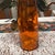 Vintage Mid Century Amber Bottle Glass Vase For Sale - Image 4 of 11