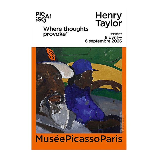 Henry Taylor Where Thoughts Provoke Official Exhibition Poster For Sale