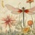 'Dragonfly and Flowers' # 10 - Original Botanical Fine Art Print. Print size (in): 20 x 20 (additional white borders...