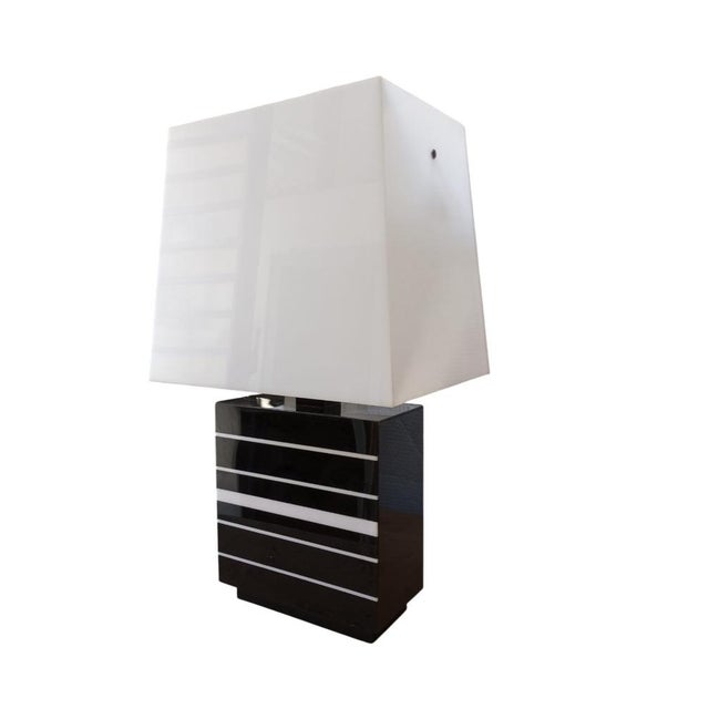 Vintage Italian Table Lamp in Acrylic, 1970s For Sale - Image 11 of 13