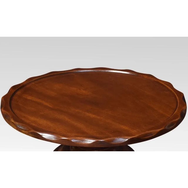 Mahogany Lazy Susan, 1890s For Sale - Image 3 of 4