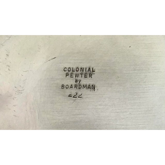 Vintage Boardman Colonial Pewter Cocktail Pitcher Chairish