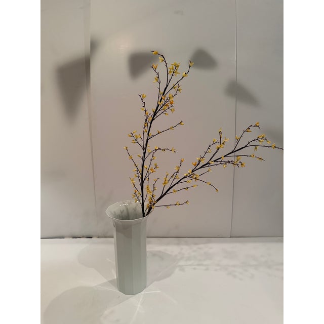 Ceramic Large Elegant White Porcelain Vase For Sale - Image 7 of 7