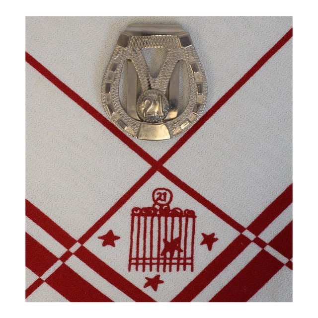 The "21" Club Silver Horseshoe Money Clip For Sale