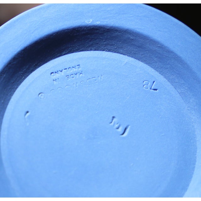 Vintage MCM Wedgwood Jasperware Trumpet Vase For Sale In Houston - Image 6 of 6