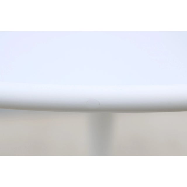 Mid-Century Modern Eero Saarinen for Knoll 20" Round White Tulip Side Table For Sale - Image 16 of 18