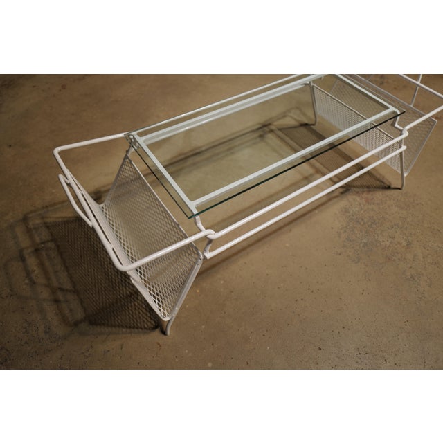 Mid 20th Century Maurizio Tempestini Iron Cocktail Magazine Table for Salterini For Sale In Oklahoma City - Image 6 of 13