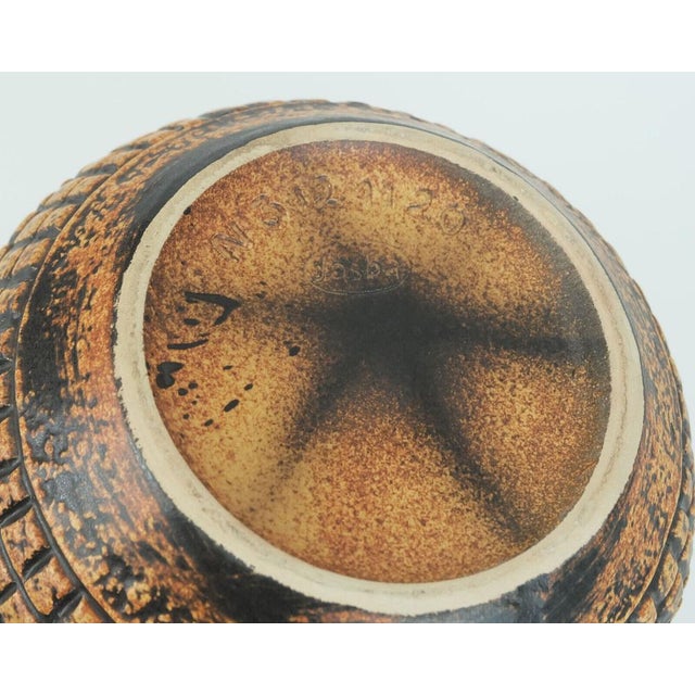 Ceramic Mid-Century Jasba Model N 312 11 20 Vase with Abstract Decor from Jasba For Sale - Image 7 of 11