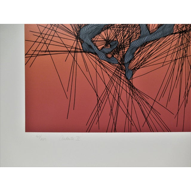 Printmaking Materials Guillaume Azoulay, Andante II, Circa 1990 For Sale - Image 7 of 8