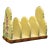1940s Vintage English Ceramic Decorative Toast Rack For Sale