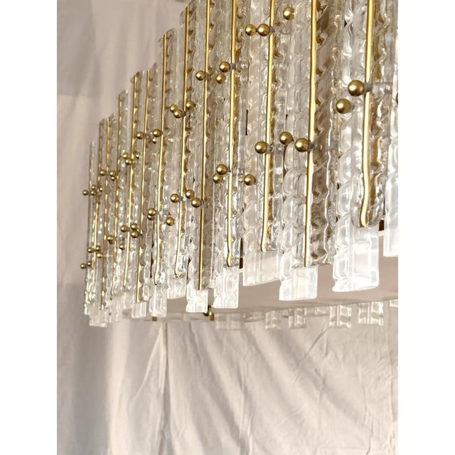 Not Yet Made - Made To Order Italian Tropical Gold Murano Glass Chandelier by Simoeng For Sale - Image 5 of 11