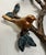 Verdigris Vintage Cast Metal Birds on Branch Wall Sculpture With Verdigris Patina For Sale - Image 8 of 12