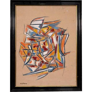 Giorgio Lo Fermo, Lines, 2019, Oil on Canvas, Framed For Sale