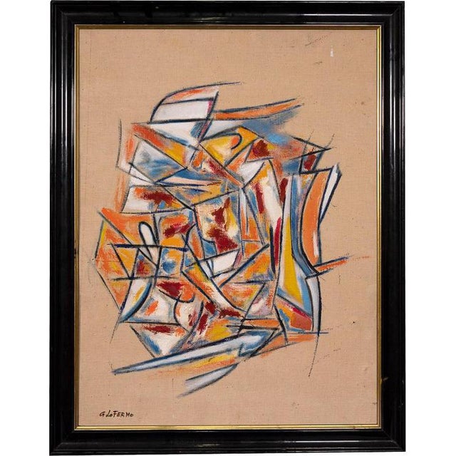 Giorgio Lo Fermo, Lines, 2019, Oil on Canvas, Framed For Sale
