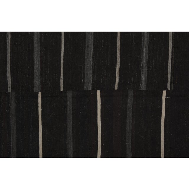 Mid-Century Modern Oversize Bohemian Goat Hair Kilim Rug For Sale - Image 3 of 13