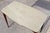 1960s Vintage Mid-Century Modern Nesting Tables – Set of 3 With Beige Tops & Tapered Maple/Beech Wood Legs For Sale - Image 15 of 17