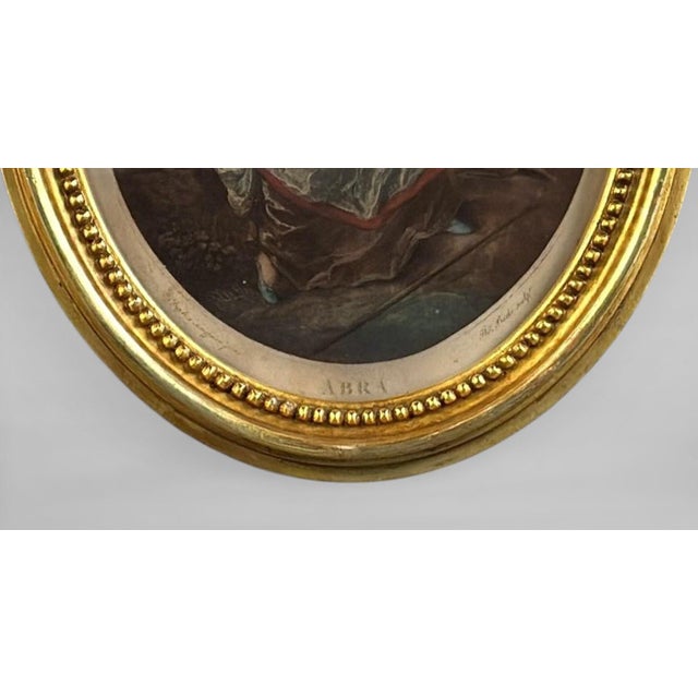 Mid 20th Century Thomas Burke After Angelika Kauffman Pair Oval Engravings in Gilt French Frames For Sale - Image 14 of 18