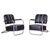 Black Bauhaus Chairs in Leather from Mücke-Melder, Czech, 1930s, Set of 2 For Sale - Image 8 of 8