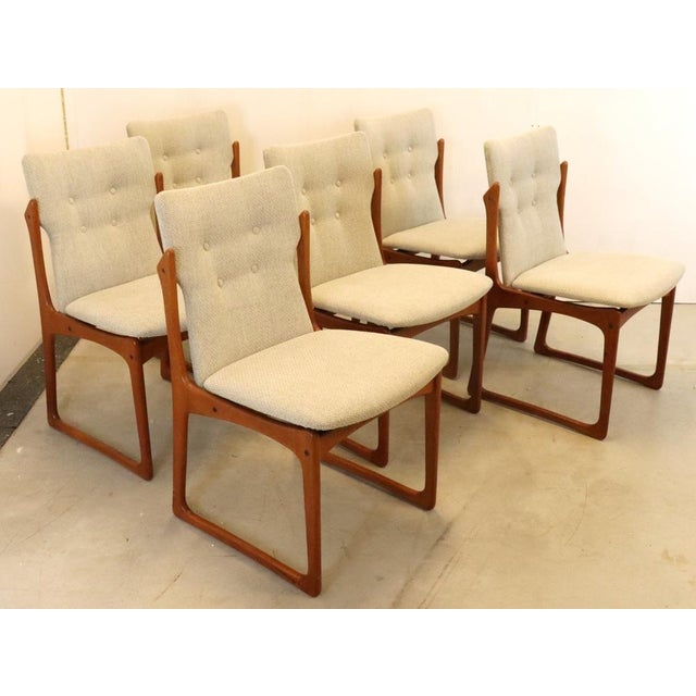 Vintage Chairs in Fabric and Rattan, Set of 4 For Sale - Image 16 of 16