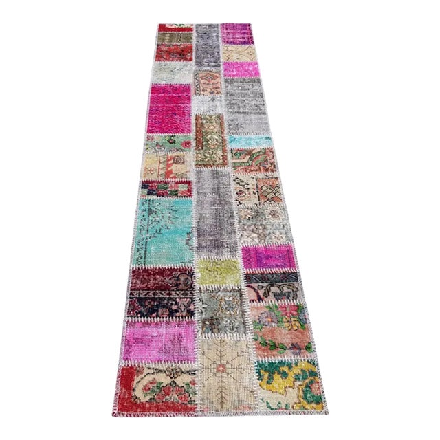 1960s Turkish Anatolian Decorative Runner For Sale