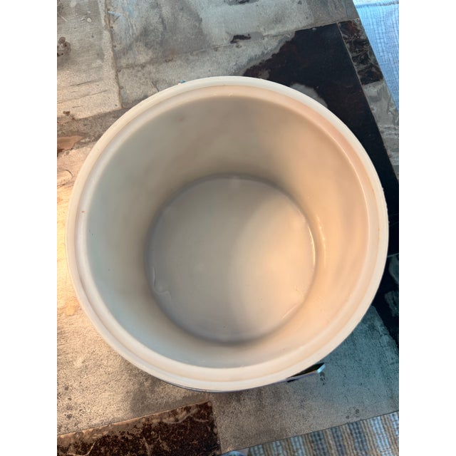 Vintage Kromex Faux Woodgrain Ice Bucket, Mid-Century Modern Barware For Sale - Image 12 of 12
