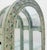 Light Green Rare Massive Vintage Serge Roche Carved Arched Glass 5 Shelf Palm Beach Regency Etagere China Cabinet For Sale - Image 8 of 14