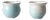 Vintage Studio Pottery Cachepots Pair For Sale