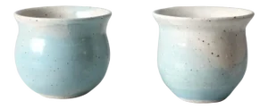Vintage Studio Pottery Cachepots Pair