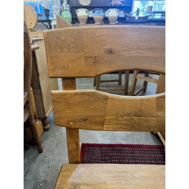 Scandinavian Style Dining Chairs - Set of 4 For Sale - Image 6 of 7