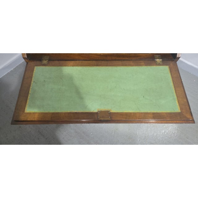 Queen Anne Burr Walnut Bureau For Sale - Image 13 of 15