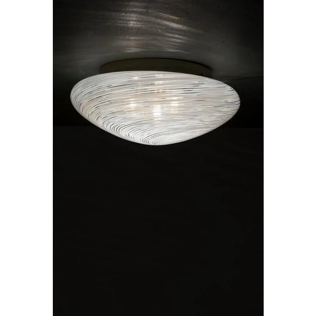 Vintage Brass Ceiling Lamp For Sale - Image 4 of 9