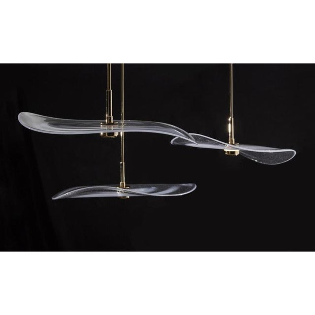 Metal Curve Astrale Pendant Lamp by Jennifer Midoz For Sale - Image 7 of 8