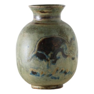 Stoneware Vase by Bode Willumsen For Sale