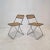 Mid-Century Modern Set of Italian Elios Folding Chairs by Colle d'Elsa, 1980s For Sale - Image 3 of 13