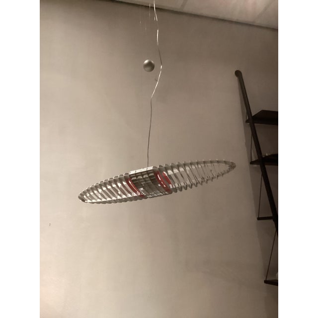 Titania Pendant Light in Aluminium from Luceplan, 1980s For Sale - Image 4 of 12