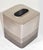Vintage Stainless Steel Triune Boutique Box Paper Tissue Holder For Sale - Image 12 of 12