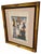 Early 21st Century Signed Mourad Egyptian Revival Figural Artwork in Ornate Gold-Tone Frame For Sale In Las Vegas - Image 6 of 12
