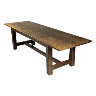 Belgian Monastery Table in Oak For Sale